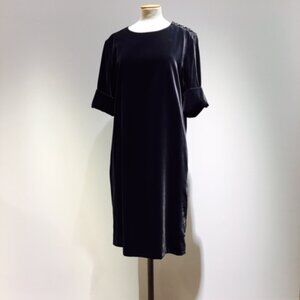Margaret Howell Grey Velvet Dress
